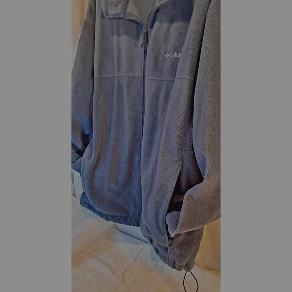 Columbia Men's Fleece Jacket Pockets, Mock Neck, Zipper, Long Sleeve XXL New - Picture 3 of 7